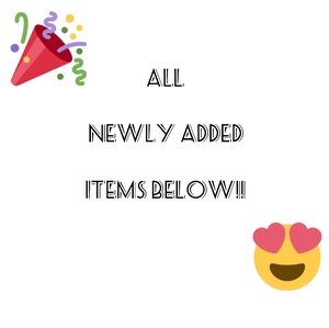 NEWLY ADDED ITEMS HERE!